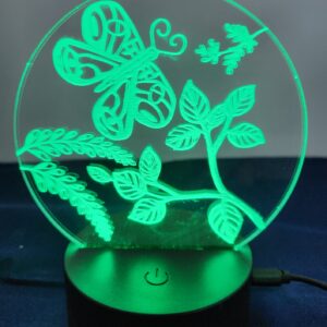 vlinder lamp - led base