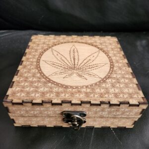 weed bewaardoos met vloeihouder en draai bokjes